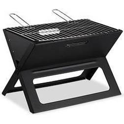 Relaxdays Folding BBQ With Charcoal Grill Grate 30 x 45.5 x 30 cm