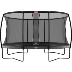 BERG Trampolin Grand Elite Regular 520 Grey inkl. Sicherheitsnetz Deluxe