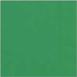 Unique 20 Emerald Green Beverage Napkins
