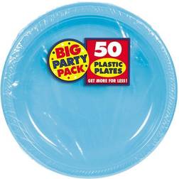 Amscan Caribbean Big Party Pack Plastic Plates 7" Pack of 50