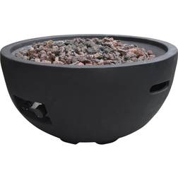 Modeno Jefferson Light Weight Fiber-Concrete Fire Pit Bowl Propane