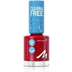 Manhattan Make-up Negle Clean & Free Nail Lacquer 156 Poppy Pop