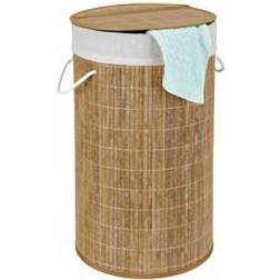 Wenko Bamboo Linge En Bambou Beige 55 L