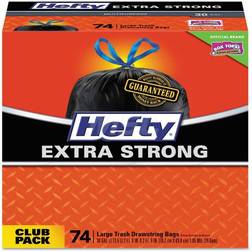 Hefty Ultra Strong 30 Gallon Tall Kitchen Trash Bags, 1.1