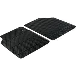 Walser 28019 Car Mat Rubber Mat Robust Front Mats Black