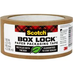 Scotch Klebeband, Papier-Verpackungsband Box Lock (48mm, 22.80m, 1Stück)