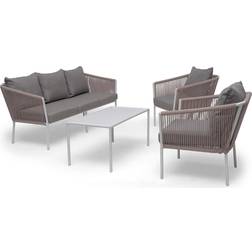 Hillerstorp Soffgrupp Lersund vit/beige Loungeset