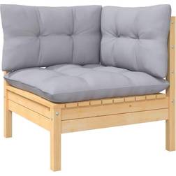 vidaXL Garten-Ecksofa Lounge-Set