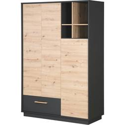 Roba Armoire Enfant Moderne 3 Portes Tiroir En Bois