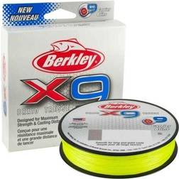 Berkley X9 Fiskefläta Linje Fluorgrön 0.250 mm x 300 m