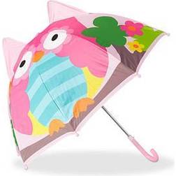 Relaxdays Ombrello Per Bambini Colorato - Rosa