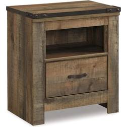 Ashley Signature Trinell Rustic Bedside Table