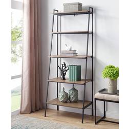 Walker Edison Mocha Book Shelf