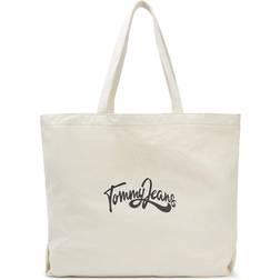 Tommy Hilfiger Canvas Logo Tote NATURAL CANVAS One Size