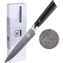 Zayiko Damastmesser BLACK EDITION "Allzweckmesser"