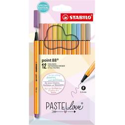 Stabilo Point 88 Pen Set 12 Pack