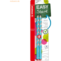 Stabilo 10 x Bleistift Easygraph Minenbreite 3,15mm HB blau Blisterkar