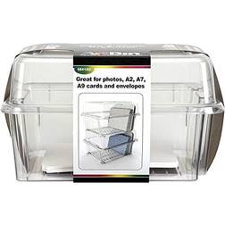 ArtBin 6841AG Card & Photo Box, Clear, 1 Box