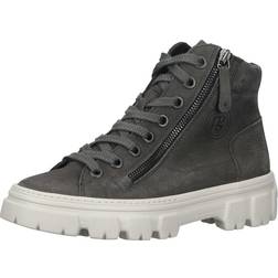 Paul Green Nubuck Snøresneaker til Kvinder - Grå