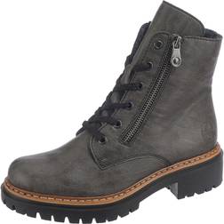 Rieker Botines con Cordones - Gris Oscuro