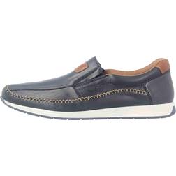 Rieker Tempo Mens Slip On Shoes - Navy