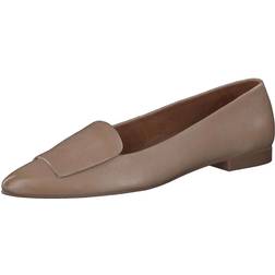 Paul Green Womens Slip On Shoes - Alpaca Beige Leather