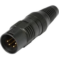 Hicon HI-X4CM-G XLR-stik Stik, lige