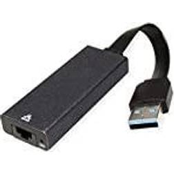 Value Ethernet adapater (USB) Netzwerkadapter, Schwarz