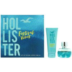 Hollister Festival Vibes For Him Gift Set EDT Body Wash