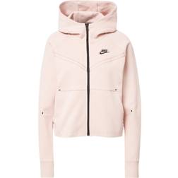 Nike Tech Fleece Windrunner Women's Full-Zip Hoodie - Pink Oxford/Black