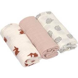 Lässig Laessig Little Forest Rabbit Swaddle 3 Stuks