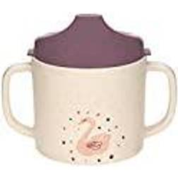 Lässig Tazza per bambini con manico e coperchio rimovibile 150 ml/Sippy Cup PP/Cellulose Little Water Whale