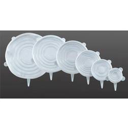 Heine Home Set de 6 Couvre-pots en Silicone Squanto