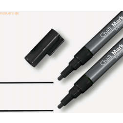 Sigel Kreidemarker 1-2mm schwarz VE=2 Stück