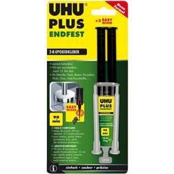 UHU 45650 2 komponentlim plus ändfest 2 enkel mixer, 90 min, 14 ml