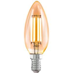 Eglo LED Leuchtmittel C35 E14 Kerzenform 4 W warmweiß amber