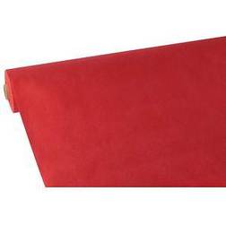 Papstar Nappe, aspect textile, non tissée "soft selection" 40 m x 0,9 m rouge