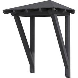 SKAN HOLZ Grau HOLZ Vordach Wesel Typ 2