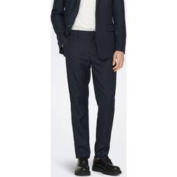 Only & Sons Onseve Tailored Trousers Dark Navy