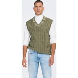 Only & Sons V-hals Strikket Vest