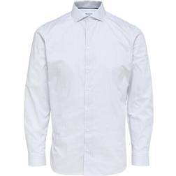 Selected Homme SLHSLIMJAY SHIRT LS CUT-AWAY Hvid