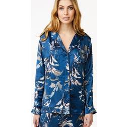 CCDK Copenhagen CCDK Josephine Janet EcoVero Satin Pyjamas Ensign Blue Print