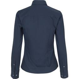 Seven Seas hybrid Modern fit dameskjorte, Navy