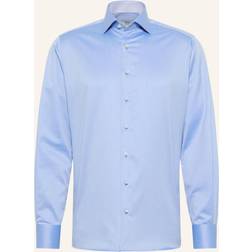 Eterna MODERN FIT Luxury Shirt - Bleu Moyen