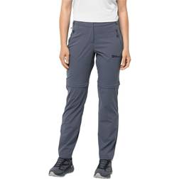 Jack Wolfskin Women's Glastal Zip Away Pants - Dolphin