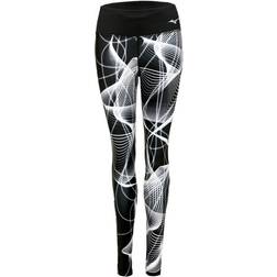 Mizuno Printed Women's Tights - Black