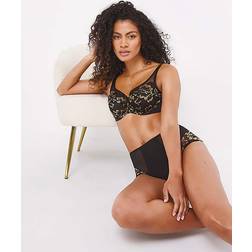 Panache Sabrina Balcontte Bra 36E, BLACK/GOLD