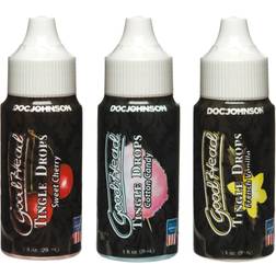 Doc Johnson Goodhead Tingle Drops 3 Pack Multi