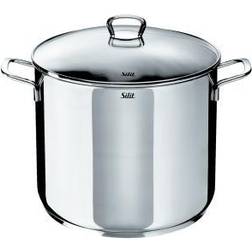 Silit Vegetable Soup Pot 28 cm 12 Liters Induction with Glass Lid with lid 7 L