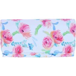 Buxton Watercolor Garden Printed Vegan Leather Bianca Wallet